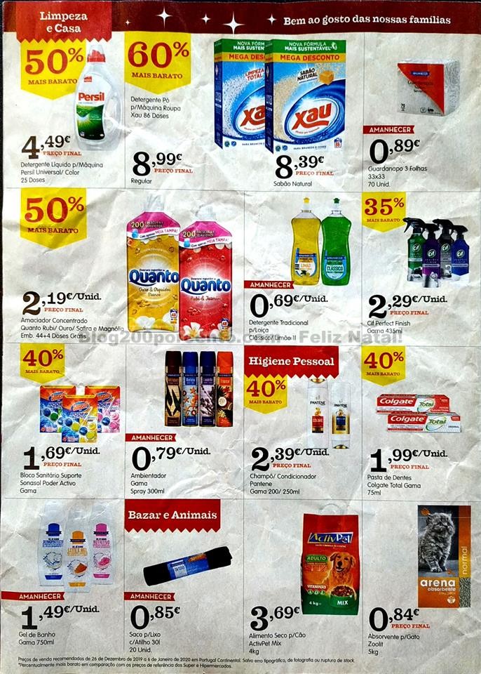 Antevisão folheto amanhecer promoções de 26 dez