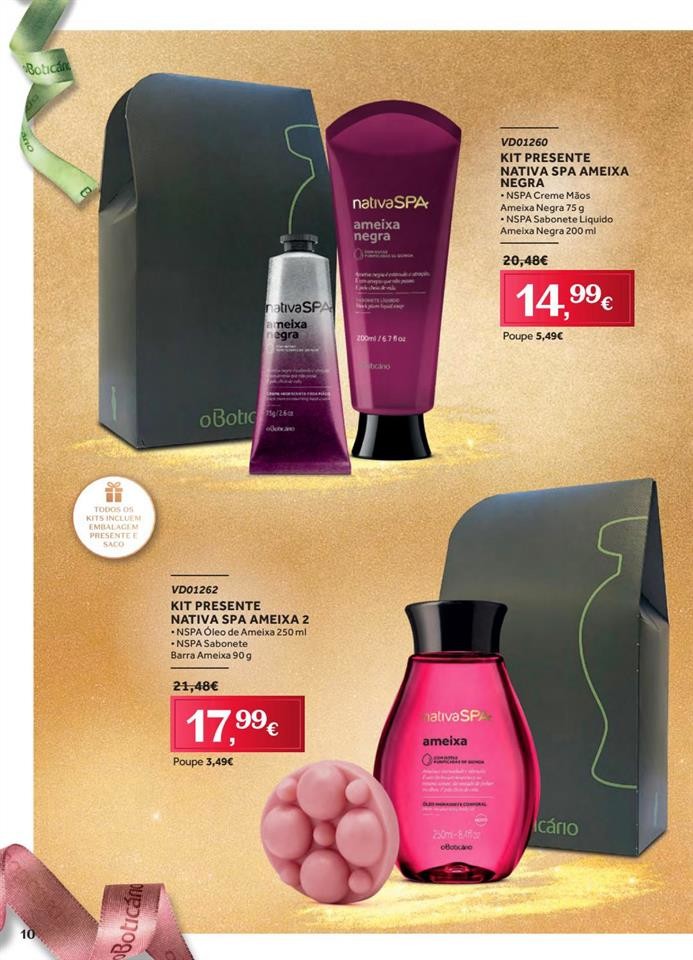 Antevisão Folheto BOTICÁRIO Natal promoções de