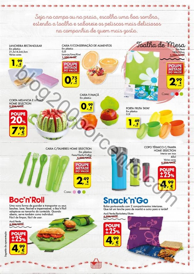 Antevisão Folheto PINGO DOCE Bazar - verão promo