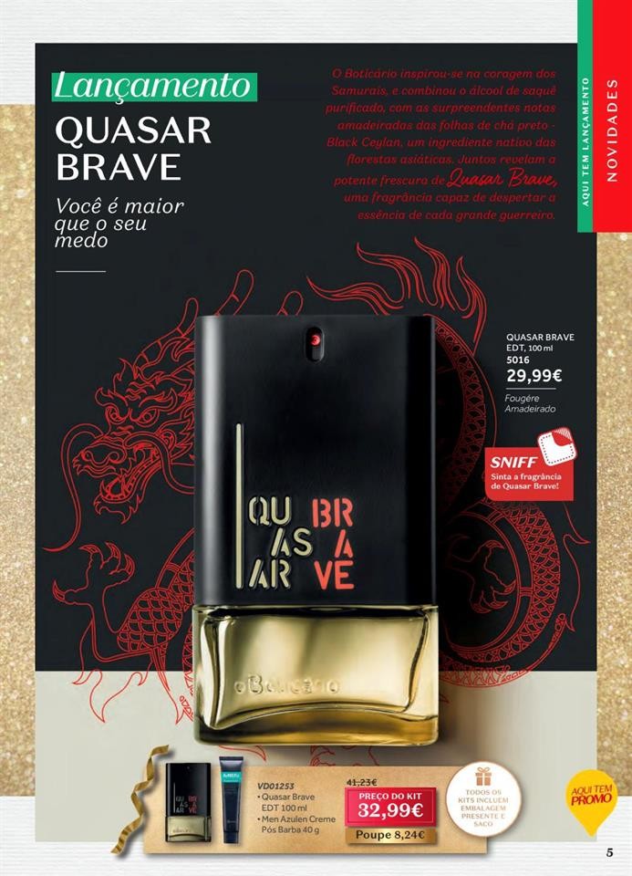 Antevisão Folheto BOTICÁRIO Natal promoções de