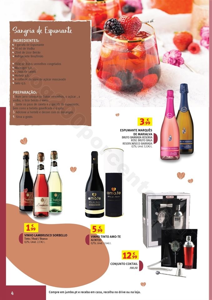 Antevisão Folheto JUMBO Especial dia dos namorado