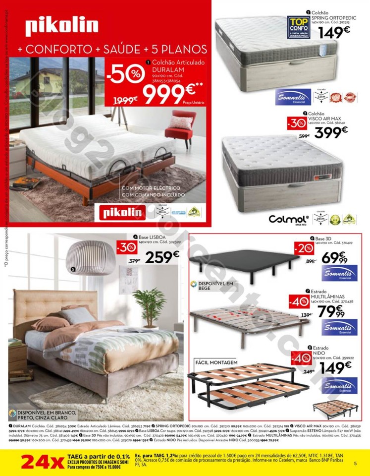 Antevisão Folheto CONFORAMA Promoções de 26 jul