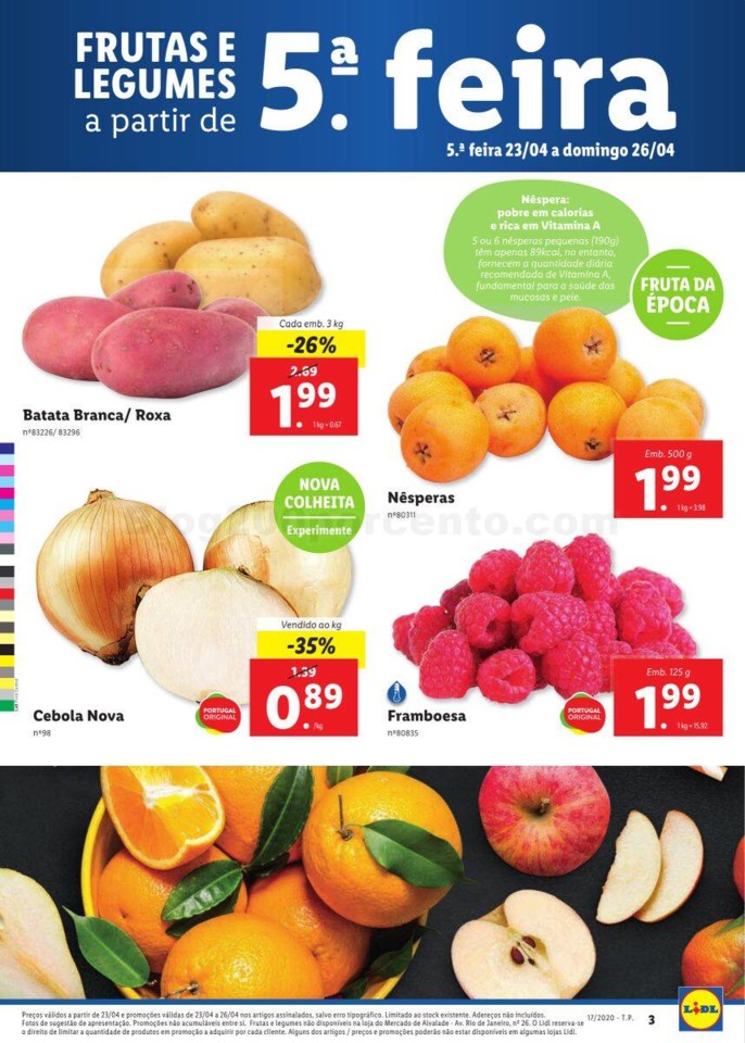 Antevisão Folheto LIDL Promoções de 20 a 26 abr