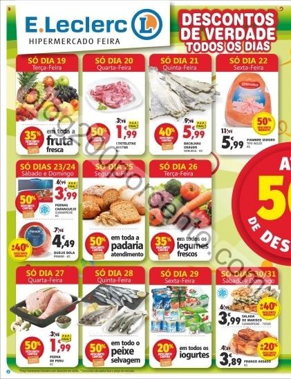 Antevisão Folheto E-LECLERC Aniversário Feira de