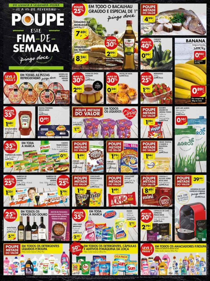Antevisão Folheto PINGO DOCE Fim de semana de 1 a