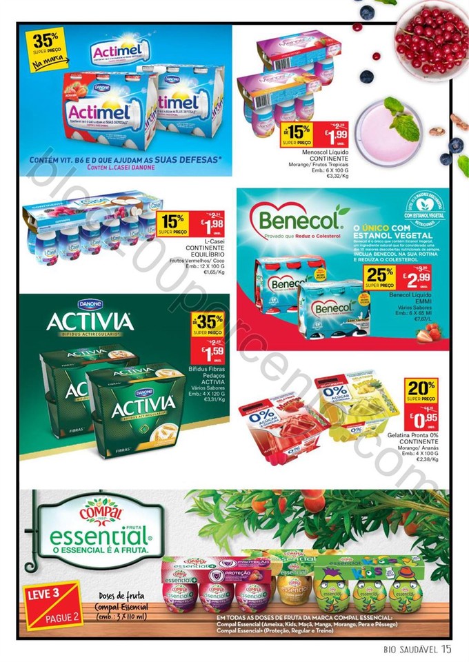 Novo Folheto CONTINENTE Bio &amp; Saudável promoçõe