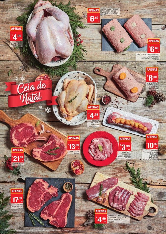 Continente Folheto Feliz Natal 19 novembro a 24 de