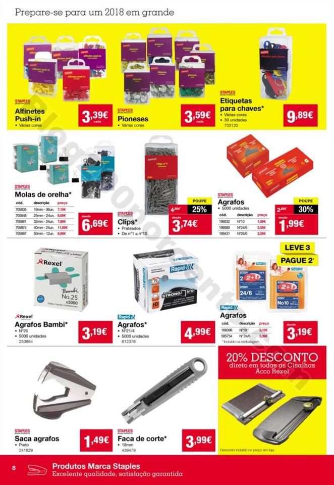 Antevisão Folheto STAPLES Promoções de 2 a 16 j