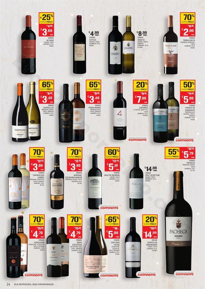 Continente Folheto Feliz Natal 19 novembro a 24 de