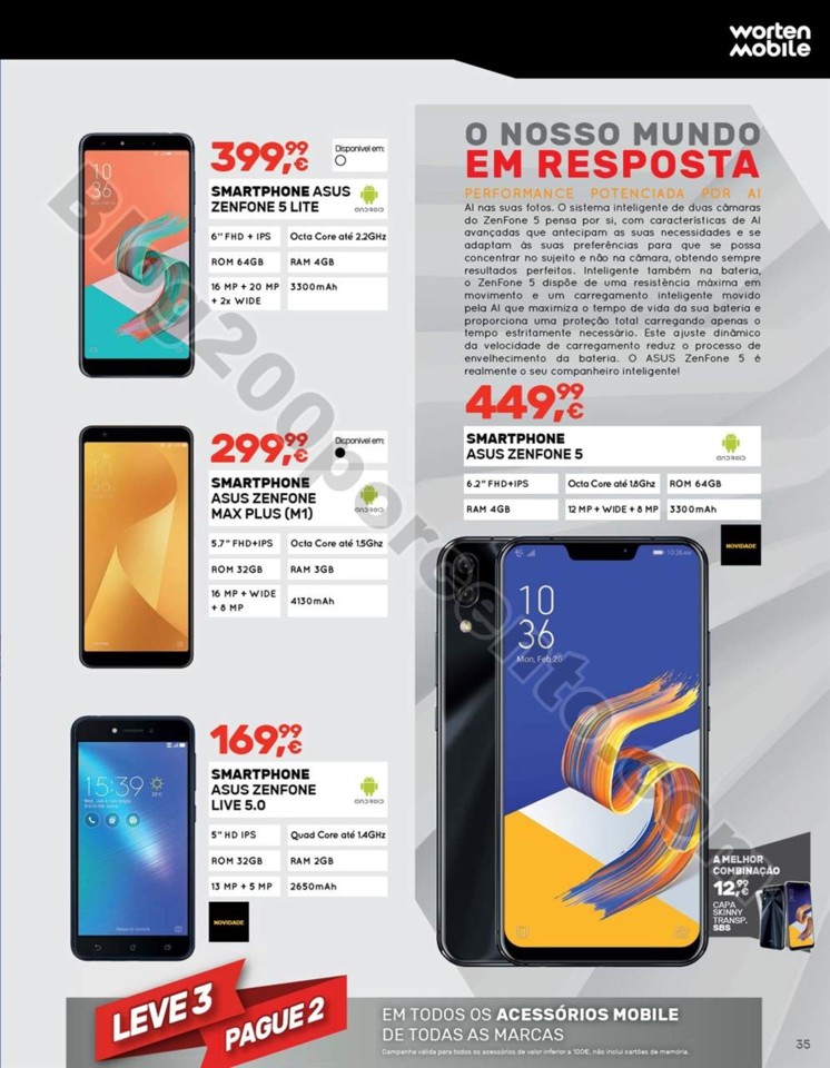 Novo Folheto WORTEN Mobile Promoções até 1 agos