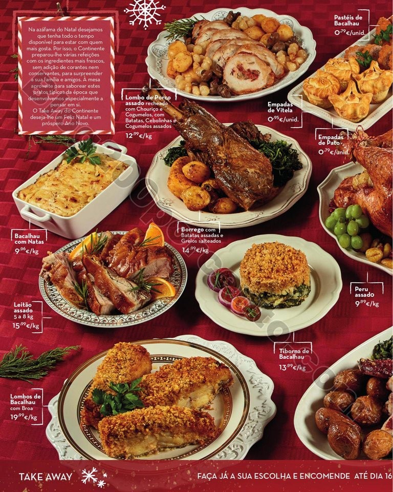 Antevisão Folheto CONTINENTE Especial ceia de nat