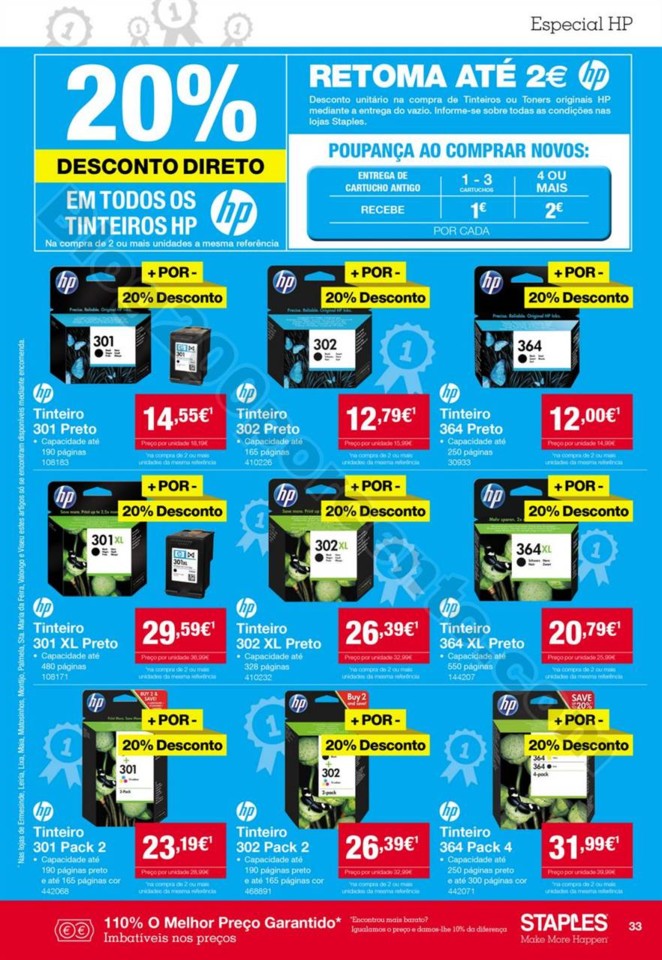 Antevisão Folheto STAPLES Promoções de 2 a 16 j