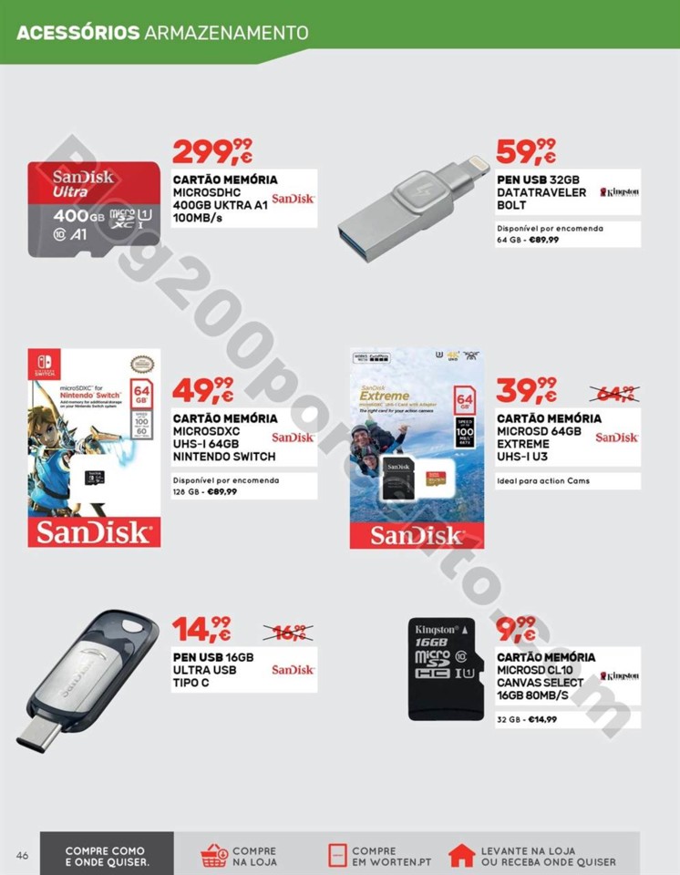 Novo Folheto WORTEN Mobile Promoções até 1 agos