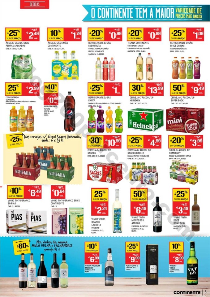 Antevisão folheto continente açores promoções 