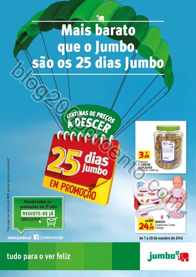 Antevisão Folheto JUMBO 25 Dias de 7 a 20 outubro