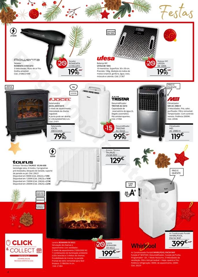 Antevisão Folheto CONFORAMA Natal Promoções de 
