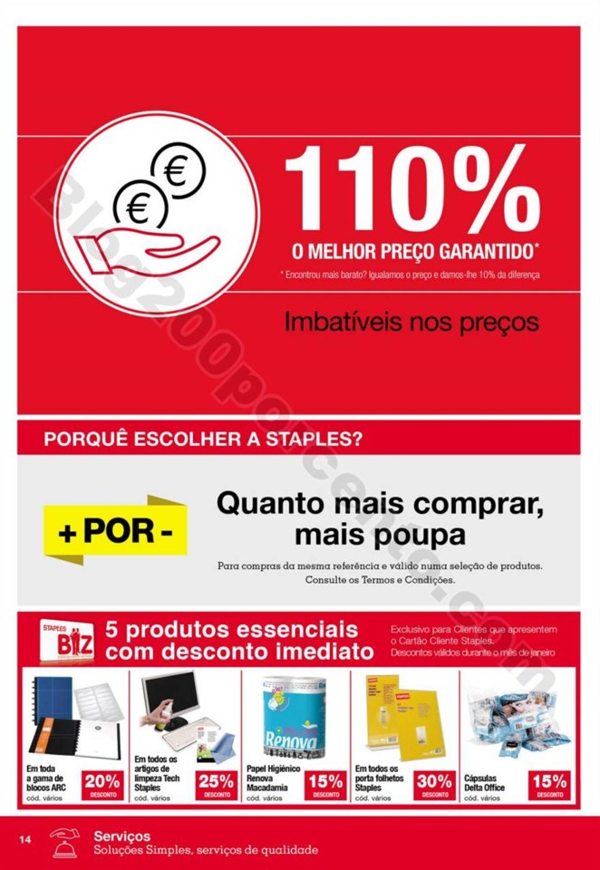 Antevisão Folheto STAPLES Promoções de 2 a 16 j