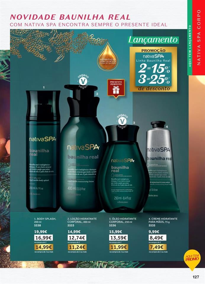 Antevisão Folheto BOTICÁRIO Natal promoções de