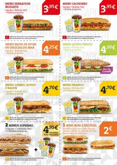 Vales desconto | PANS | até 30 novembro