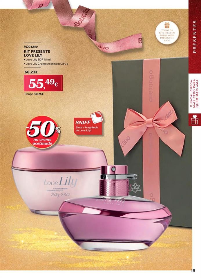 Antevisão Folheto BOTICÁRIO Natal promoções de