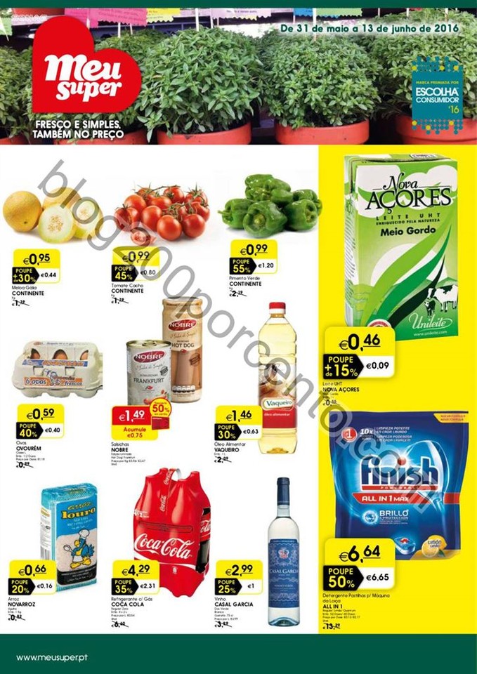 Antevisão Folheto MEU SUPER promoções de 31 mai