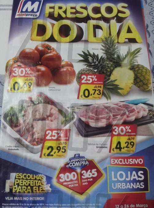 Antevisão folheto | MINI PREÇO | de 13 a 26 de março - Urbanas
