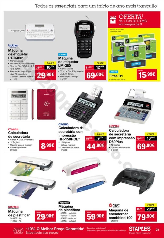 Antevisão Folheto STAPLES Promoções de 2 a 16 j