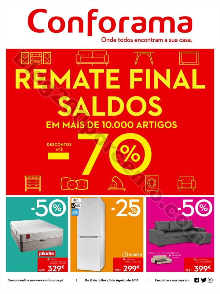 Antevisão Folheto CONFORAMA Remate saldos promoç