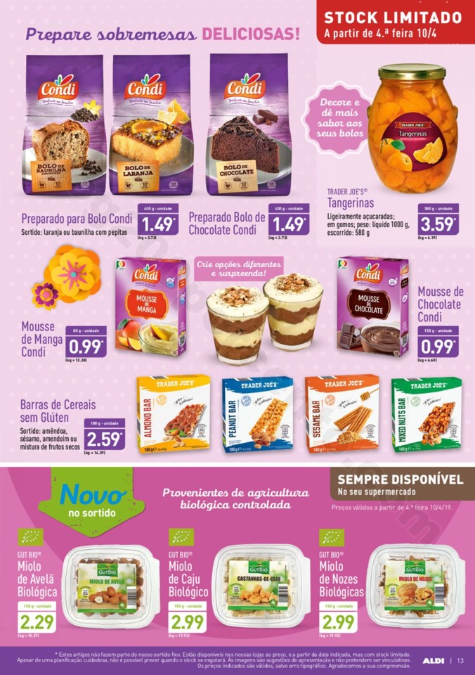 Antevisão Folheto ALDI Promoções a partir de 10