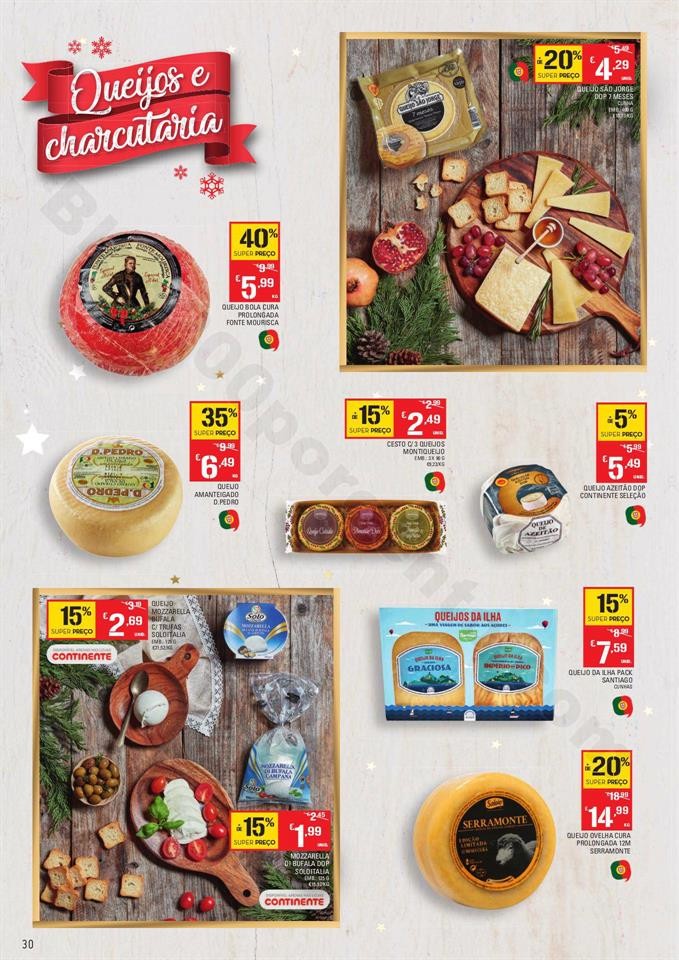 Continente Folheto Feliz Natal 19 novembro a 24 de