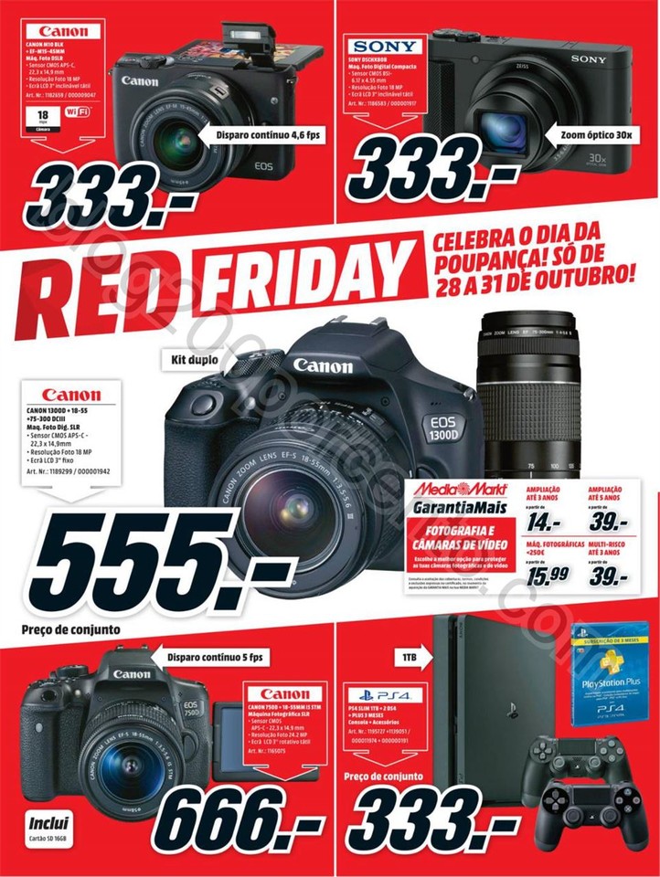 Novo Folheto Red Friday MEDIA MARKT promoções de