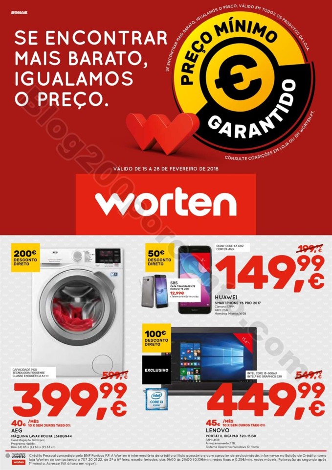 Antevisão Folheto WORTEN Promoções de 15 a 28  