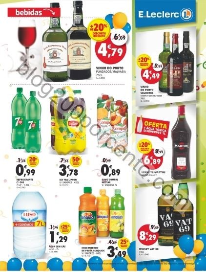 Antevisão Folheto E-LECLERC Aniversário Feira de