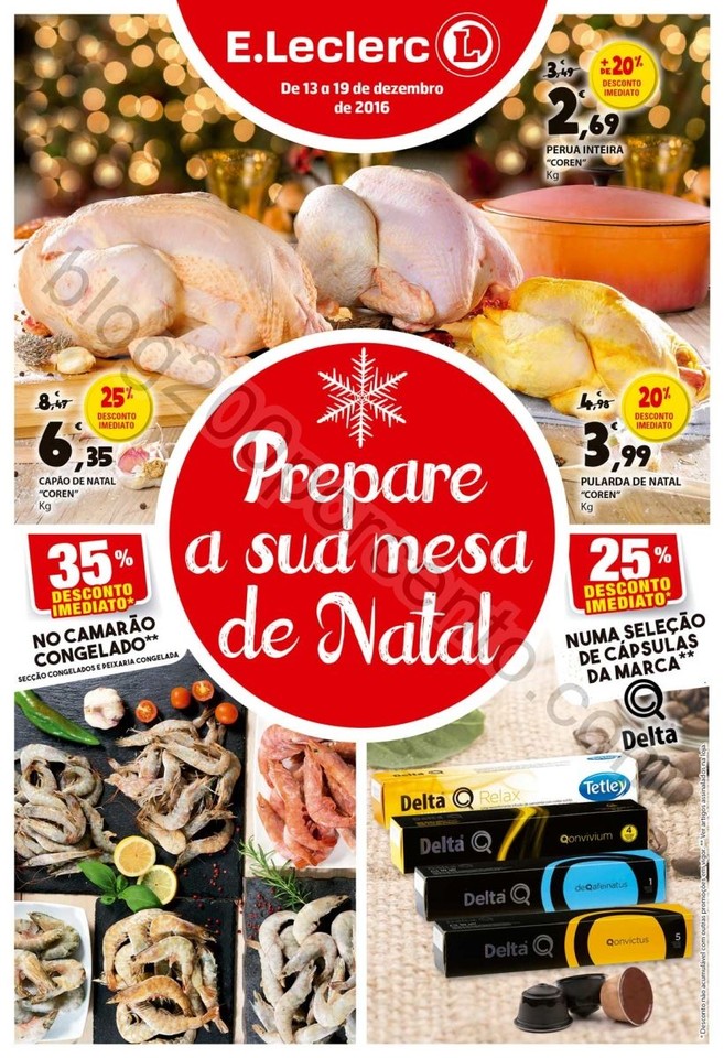 Antevisão Folheto E-LECLERC Promoções de 13 a 1