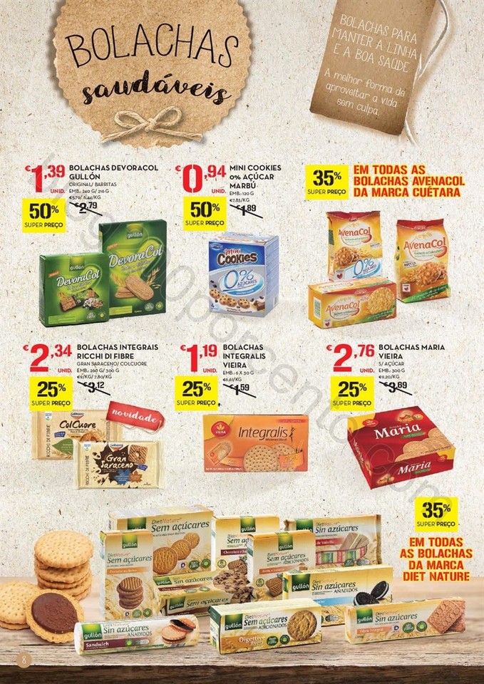 Antevisão Folheto CONTINENTE Bolachas Promoções
