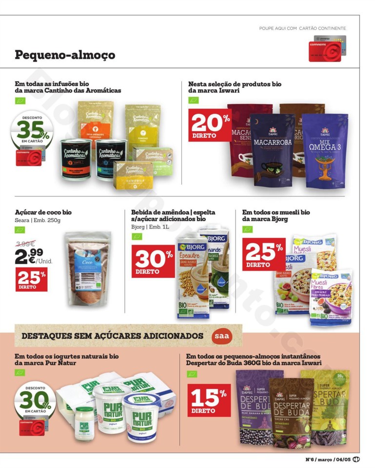 Antevisão Folheto GO NATURAL Promoções de 12 a 