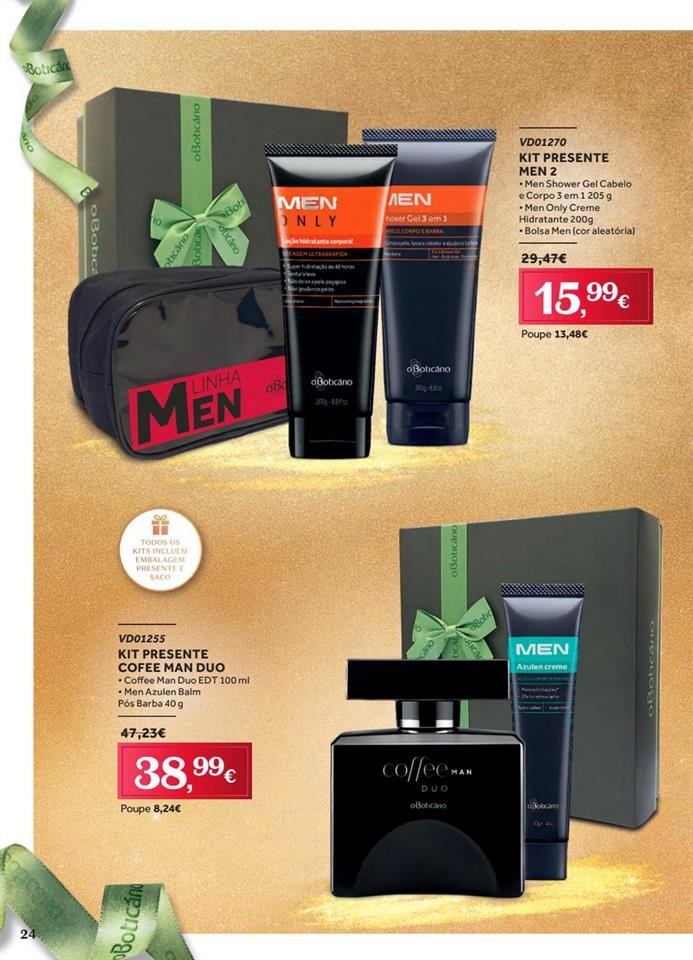 Antevisão Folheto BOTICÁRIO Natal promoções de