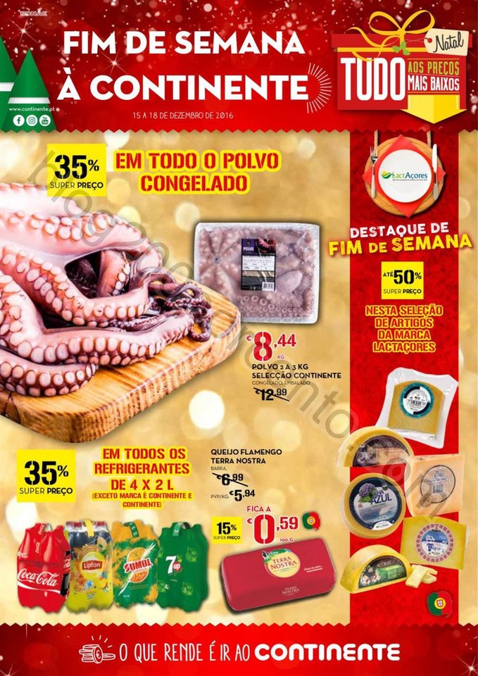 Antevisão Folheto CONTINENTE Fim de semana de 15 