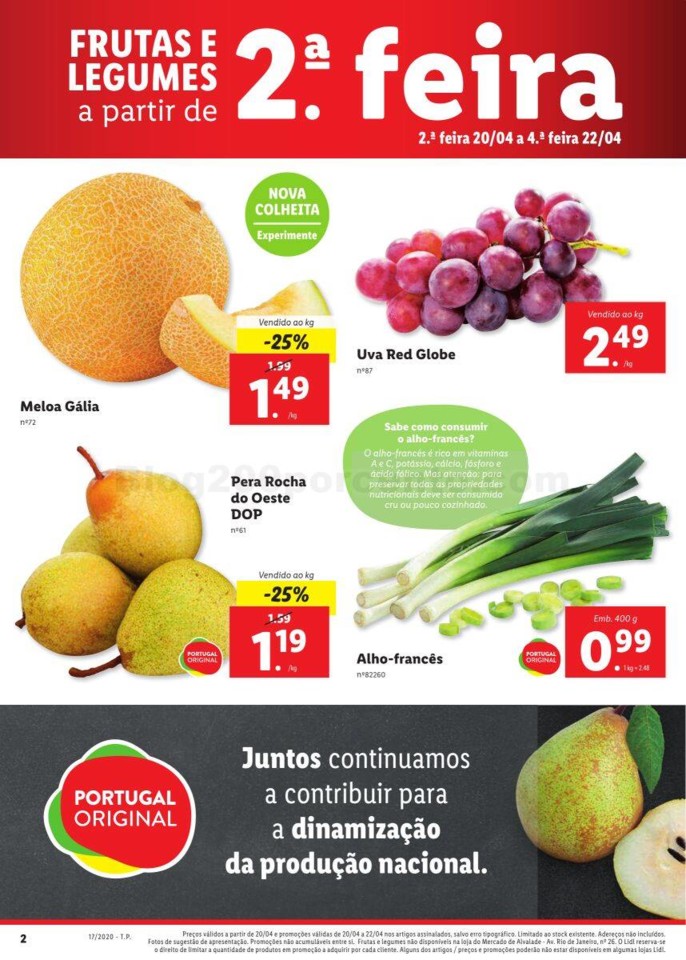 Antevisão Folheto LIDL Promoções de 20 a 26 abr