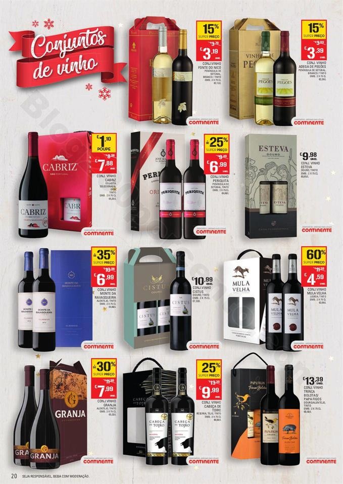 Continente Folheto Feliz Natal 19 novembro a 24 de