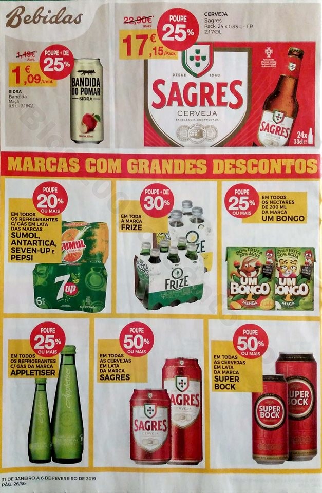 antevisao folheto Intermarche 31 janeiro a 6 fever