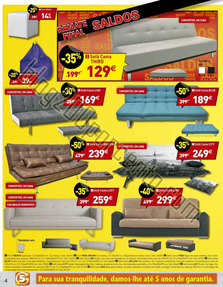Antevisão Folheto CONFORAMA Remate Saldos de 13 a