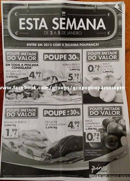 Antevisão Folheto PINGO DOCE de 2 a 5 janeiro p1.