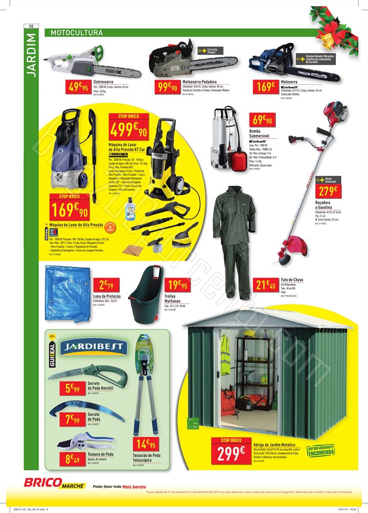 Novo Folheto BRICOMARCHÉ de 27 novembro a 14 deze