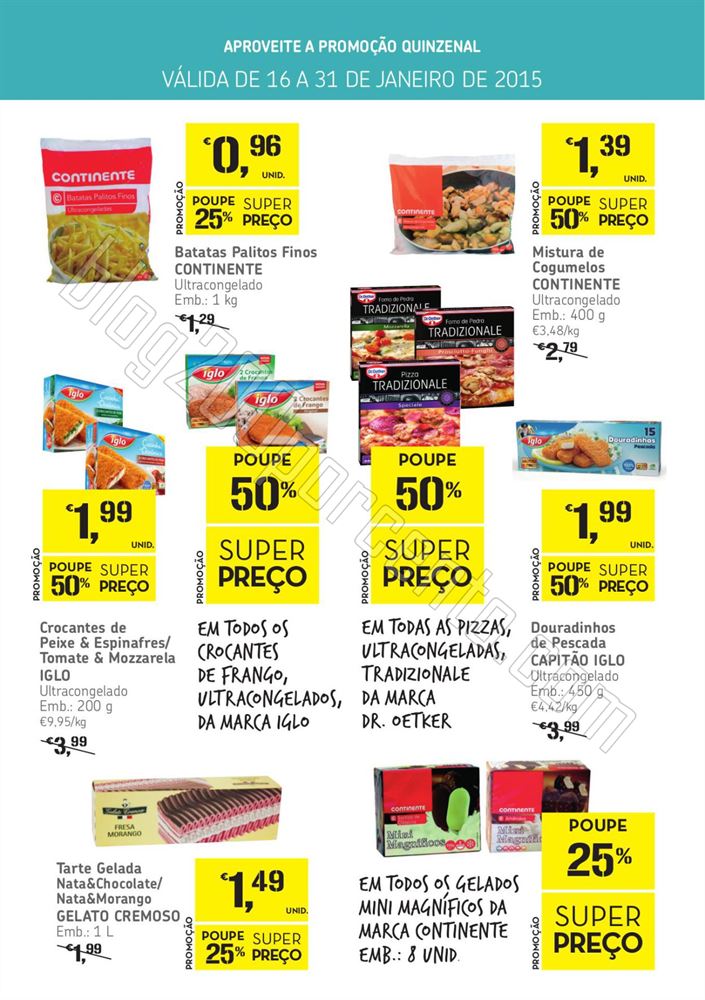 Antevisão Folheto CONTINENTE ICE de 1 a 31 janeiro