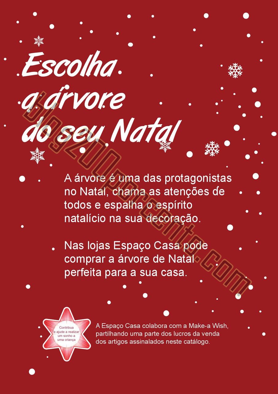 Novo Folheto ESPAÇO CASA Decoração Natal 2015 2