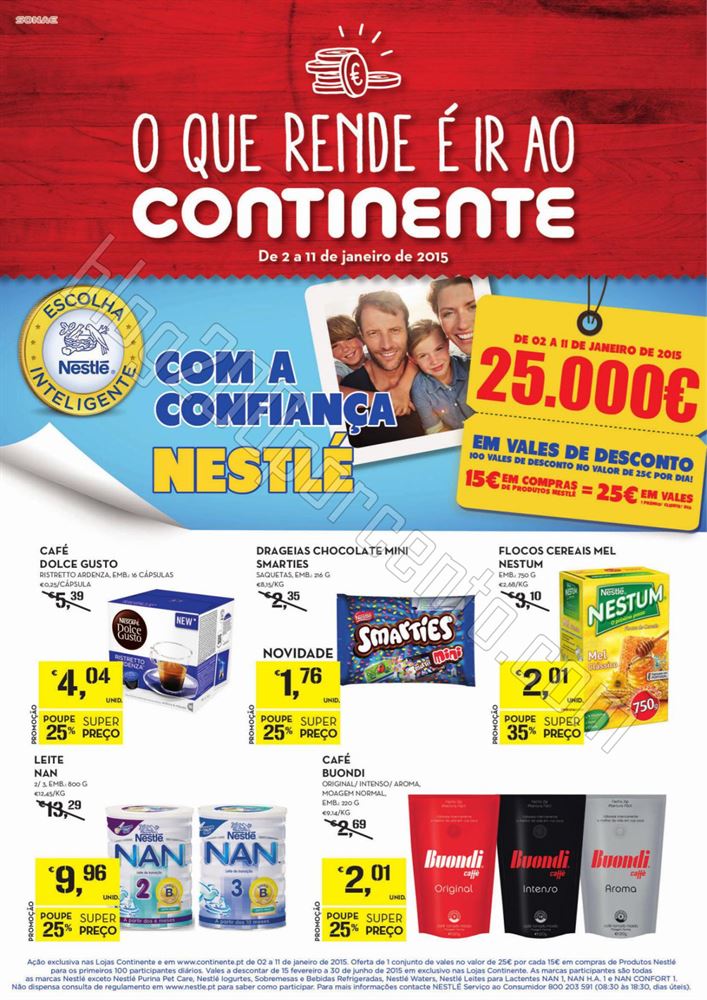 Antevisão Folheto CONTINENTE Nestlé de 2 a 11 ja