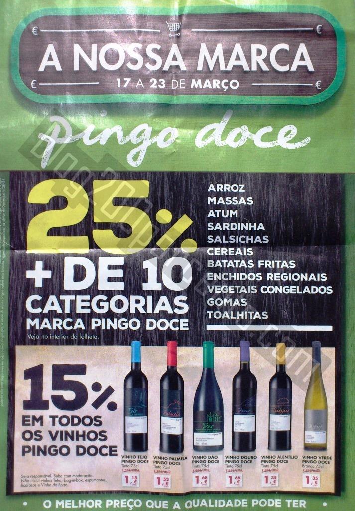 Antevisão Folheto PINGO DOCE Marca Própria de 17