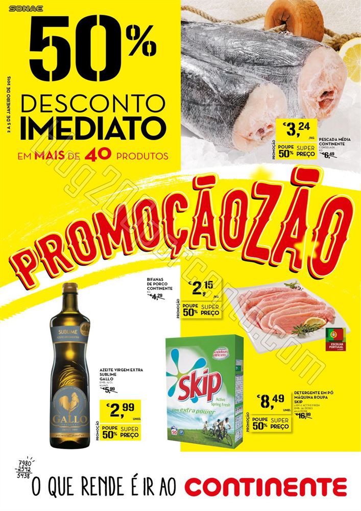 Antevisão Folheto CONTINENTE Promoçãozão de 2 