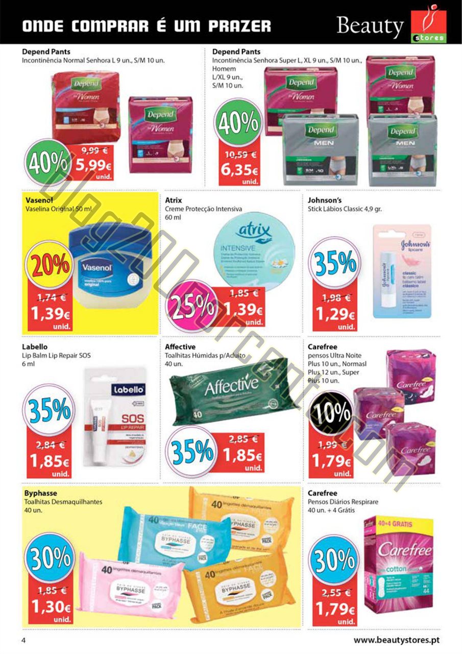 Novo Folheto BEAUTY STORES Promoções de 13 novem